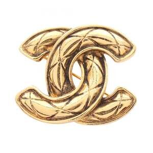 Chanel Cc Logo Brooch Metal #246670C11B